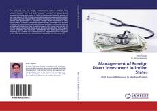Management of Foreign Direct Investment in Indian States kitap kapağı