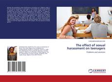 Capa do livro de The effect of sexual harassment on teenagers 