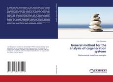 Capa do livro de General method for the analysis of cogeneration systems 