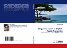 Capa do livro de Linguistics Issues in English-Arabic Translation 