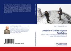 Capa do livro de Analysis of Online Dispute Resolution 
