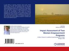 Buchcover von Impact Assessment of Two Women Empowerment Programs