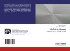 Capa do livro de Defining_Design 