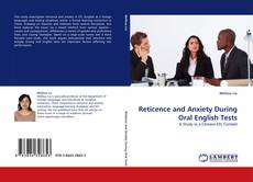 Couverture de Reticence and Anxiety During Oral English Tests