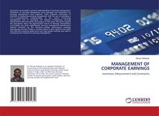 Capa do livro de MANAGEMENT OF CORPORATE EARNINGS 