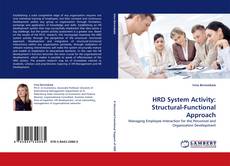 Portada del libro de HRD System Activity: Structural-Functional Approach