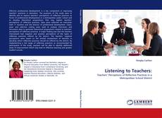 Bookcover of Listening to Teachers: