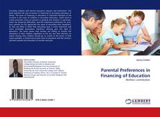 Capa do livro de Parental Preferences in Financing of Education 