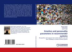 Capa do livro de Emotive and personality parameters in recommender systems 