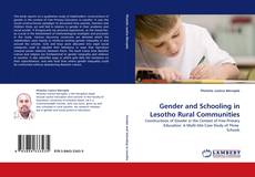 Capa do livro de Gender and Schooling in Lesotho Rural Communities 