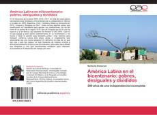 Capa do livro de América Latina en el bicentenario: pobres, desiguales y divididos 