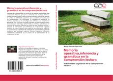 Buchcover von Memoria operativa,inferencia y gramática en la comprensión lectora