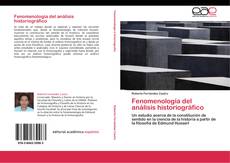 Обложка Fenomenología del análisis historiográfico