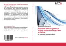 Bookcover of Nuevas tecnologías de información en la gestión pública.