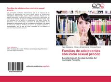 Portada del libro de Familias de adolecentes con inicio sexual precoz