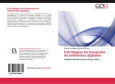 Buchcover von Estrategias de búsqueda en ambientes digitales