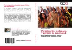 Portada del libro de Participación, ciudadanía y políticas de proximidad