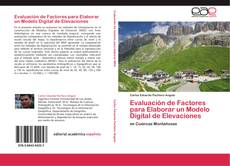 Capa do livro de Evaluación de Factores para Elaborar un Modelo Digital de Elevaciones 