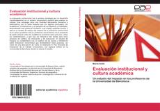 Buchcover von Evaluación institucional y cultura académica