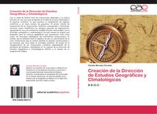 Buchcover von Creación de la Dirección de Estudios Geográficos y Climatológicos