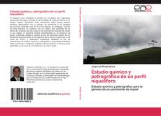 Couverture de Estudio químico y petrográfico de un perfil niquelífero