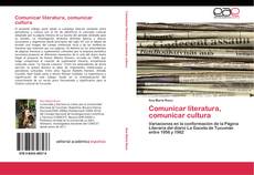 Обложка Comunicar literatura, comunicar cultura