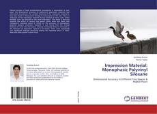 Buchcover von Impression Material: Monophasic Polyvinyl Siloxane