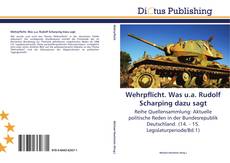 Bookcover of Wehrpflicht. Was u.a. Rudolf Scharping dazu sagt