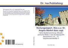 Bookcover of Rüstungsexport. Was u.a. Dr. Angela Merkel dazu sagt
