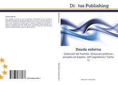 Bookcover of Deuda externa