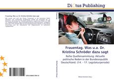 Capa do livro de Frauentag. Was u.a. Dr. Kristina Schröder dazu sagt 
