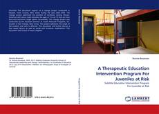 A Therapeutic Education Intervention Program For Juveniles at Risk kitap kapağı