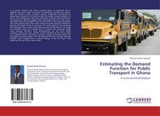 Buchcover von Estimating the Demand Function for Public Transport in Ghana