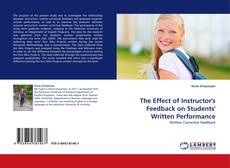 Buchcover von The Effect of Instructor's Feedback on Students' Written Performance