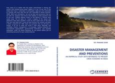 Couverture de DISASTER MANAGEMENT AND PREVENTIONS