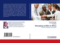 Copertina di Managing conflict in Africa