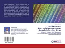 Capa do livro de Corporate Social Responsibility Programs of Banks in Education Sector 