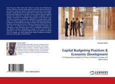 Buchcover von Capital Budgeting Practices & Economic Development