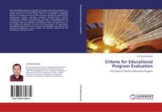 Criteria for Educational Program Evaluation的封面