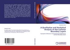 Capa do livro de A Qualitative and Analytical Analysis of the Laminar Boundary Layers 