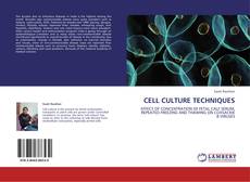 Capa do livro de CELL CULTURE TECHNIQUES 