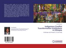 Copertina di Indigenous Conflict Transformation Institutions in Ethiopia