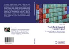 Capa do livro de The Infant-Directed Speech Signal 