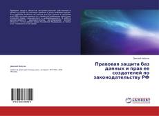 Правовая защита баз данных и прав ее создателей по законодательству РФ kitap kapağı