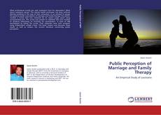 Bookcover of Public Perception of Marriage and Family Therapy