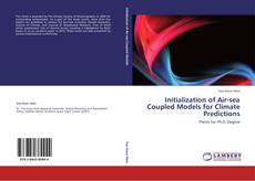 Capa do livro de Initialization of Air-sea Coupled Models for Climate Predictions 
