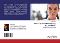 Bookcover of Some issues in the teaching of vocabulary
