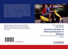 Capa do livro de Purchase Intention of Motorcycle/Scooter in Malaysia 