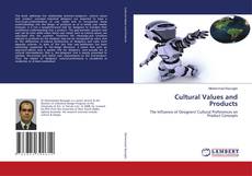 Copertina di Cultural Values and Products