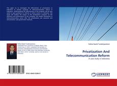 Capa do livro de Privatization And Telecommunication Reform 